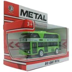 Mini Metal Bus Car (metal_bus_mini_g) - Green - Rokomari